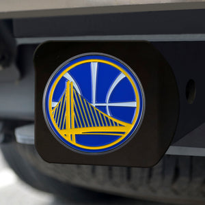 Golden State Warriors Black Color Hitch Cover 