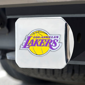Los Angeles Lakers Color Chrome Hitch Cover 