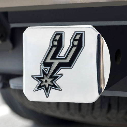 San Antonio Spurs Color Chrome Hitch Cover 