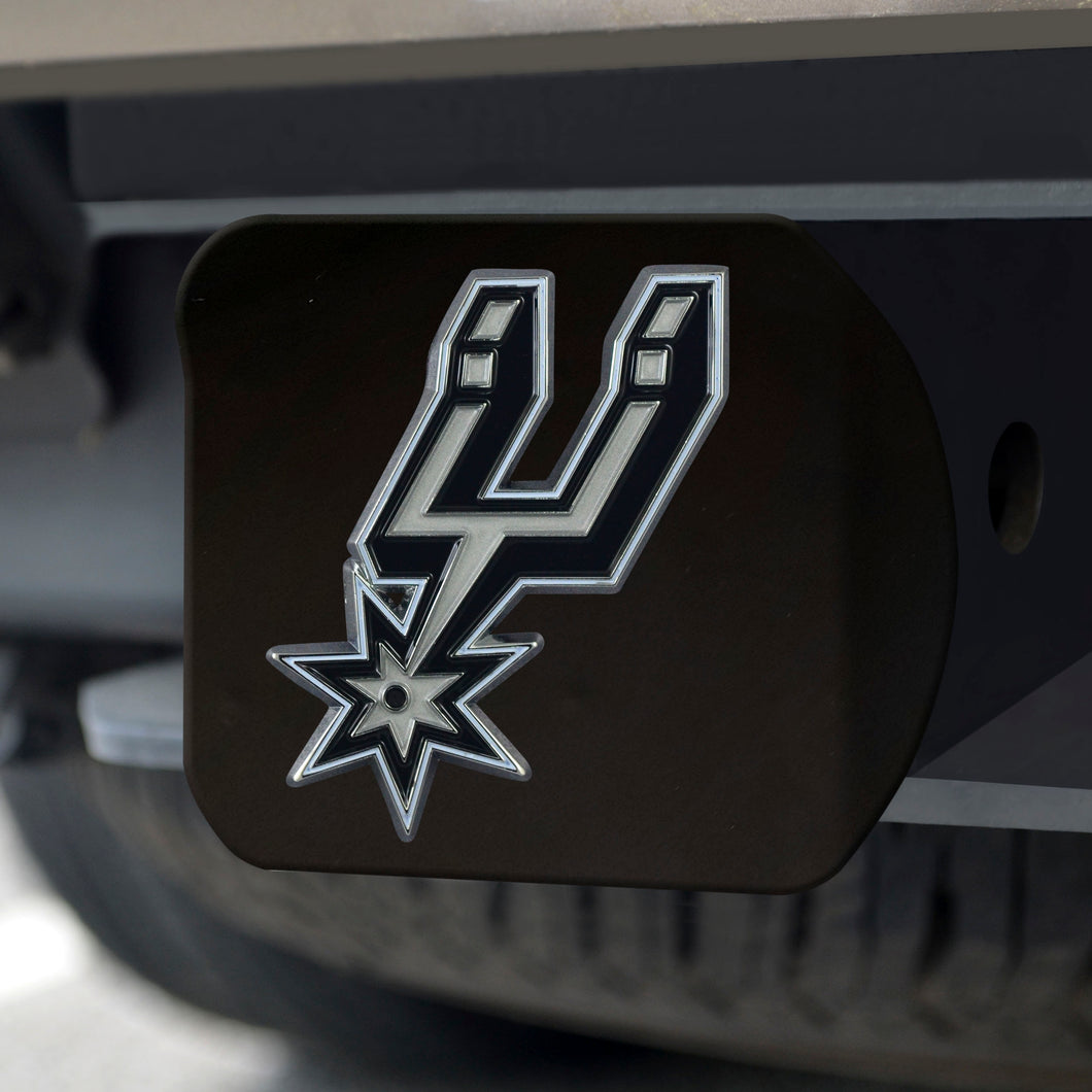 San Antonio Spurs Black Color Hitch Cover 