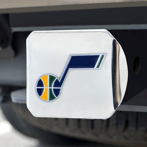 Utah Jazz Color Chrome Hitch Cover 