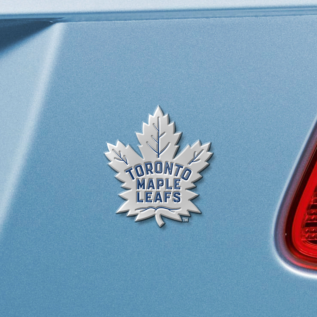 Toronto Maple Leafs Color Chrome Auto Emblem