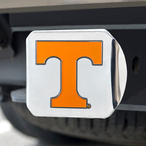 Tennessee Volunteers Color Emblem On Chrome Hitch 