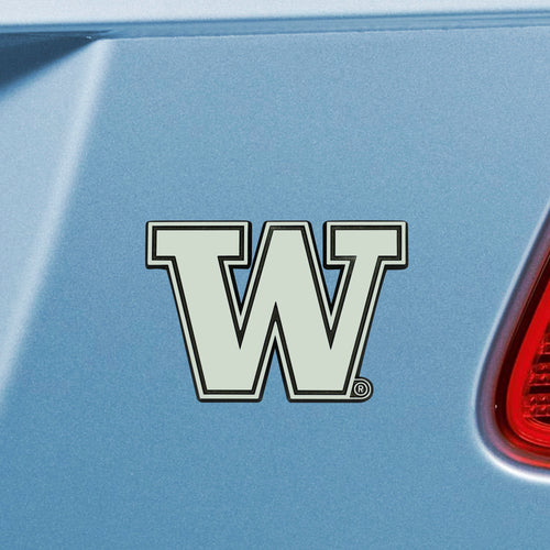 Washington Huskies Chrome Auto Emblem