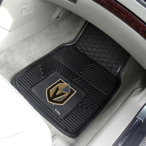  Vegas Golden Knights 2-Piece Vinyl Car Mats - 18