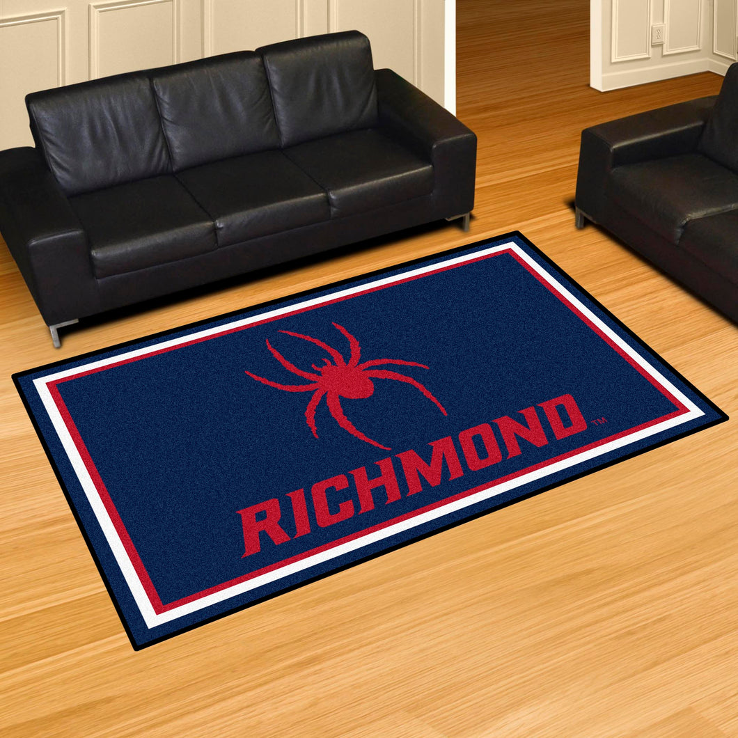 Richmond Spiders Plush Rug 5'x8'