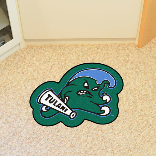 Tulane Green Wave Mascot Rug - 30