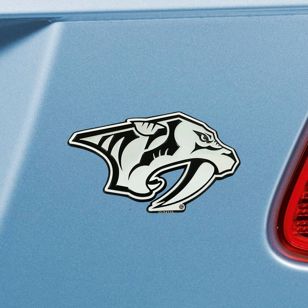Nashville Predators Chrome Auto Emblem