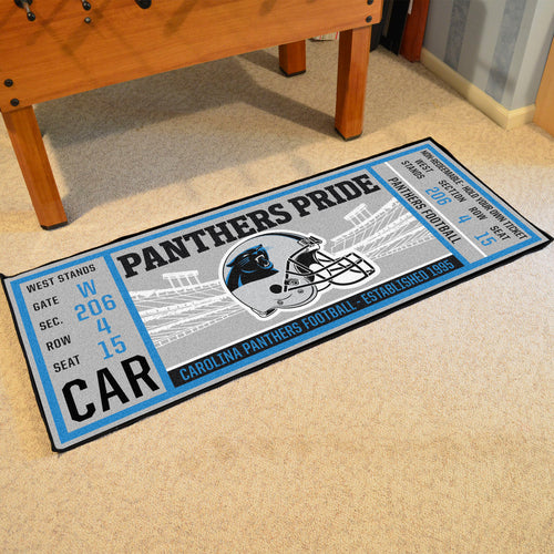 Carolina Panthers Football Ticket Runner - 30