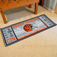 Cincinnati Bengals Football Ticket Runner - 30"x72"