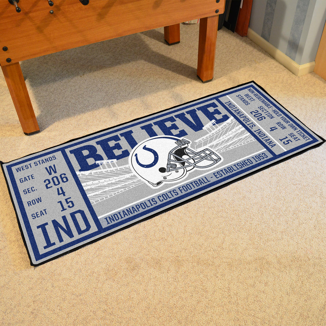 Indianapolis Colts Football Ticket Runner - 30