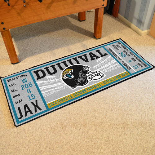 Jacksonville Jaguars Football Ticket Runner - 30