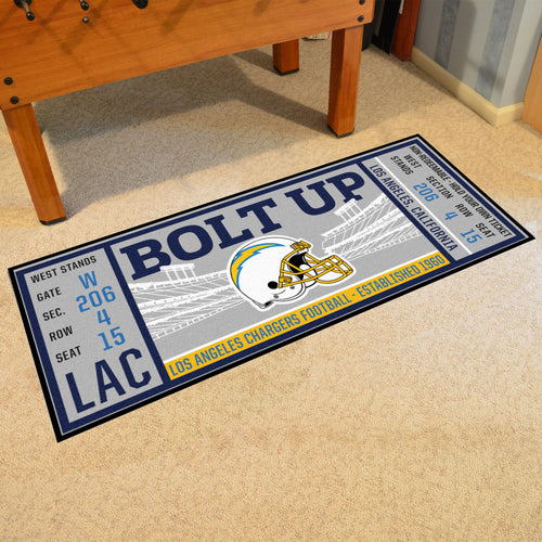 Los Angeles Chargers Football Ticket Runner - 30