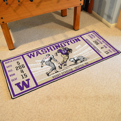 Washington Huskies Football Ticket Runner - 30