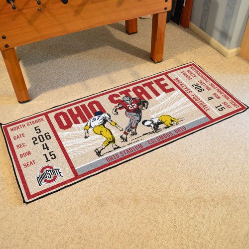 Ohio State Buckeyes Football Ticket Runner - 30