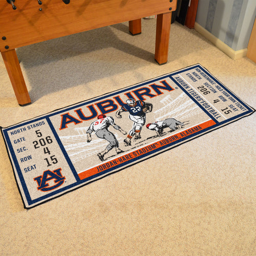 Auburn Tigers Football Ticket Runner - 30