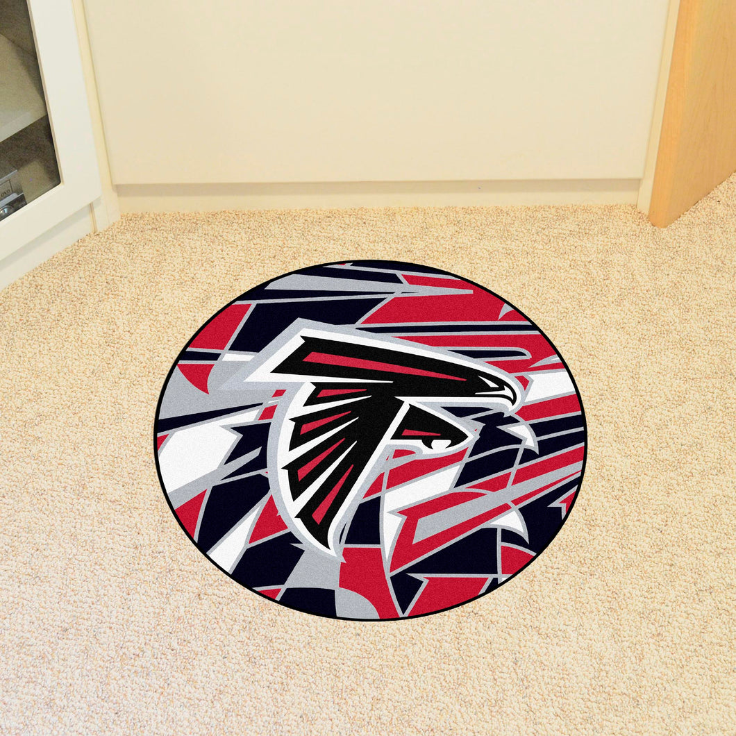 Atlanta Falcons Quick Snap Round Rug - 27