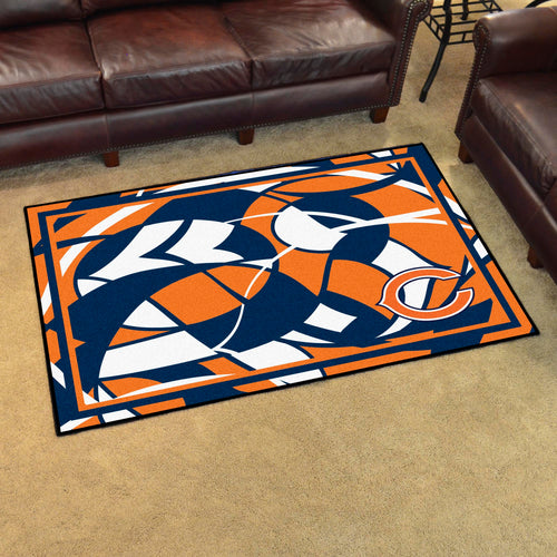 Chicago Bears Quick Snap Ultra Plush Area Rugs -  4'x6' 