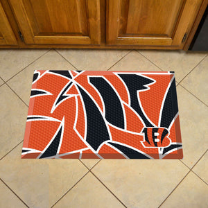 Cincinnati Bengals Scraper Logo Doormat - 19"x30"