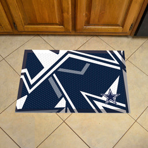 Dallas Cowboys Scraper Logo Doormat - 19"x30"