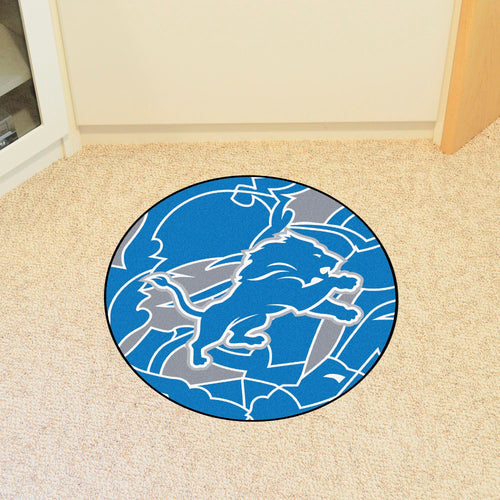 Detroit Lions X-Fit Roundel Mat - 27