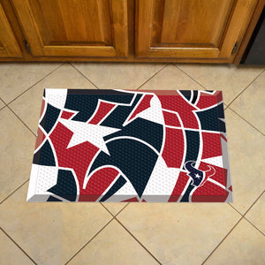 Houston Texans Scraper Logo Doormat - 19"x30"