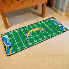 Los Angeles Chargers X-Fit Football Field Runner 30"x72"