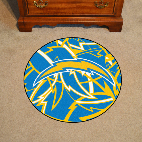 Los Angeles Chargers X-Fit Roundel Mat - 27