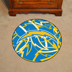 Los Angeles Chargers X-Fit Roundel Mat - 27"