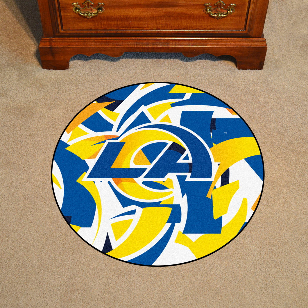 Los Angeles Rams X-Fit Roundel Mat - 27