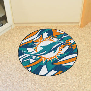 Miami Dolphins X-Fit Roundel Mat - 27"