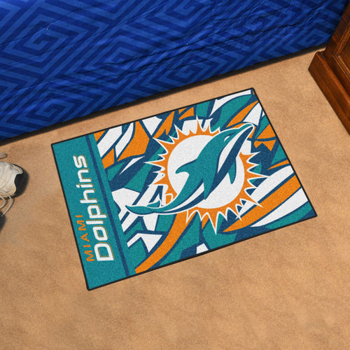 Miami Dolphins X-Fit Starter Mat  - 19