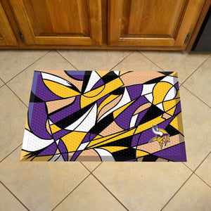 Minnesota Vikings Scraper Logo Doormat - 19"x30"