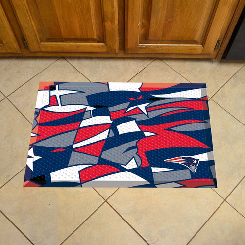 New England Patriots Scraper Logo Doormat - 19