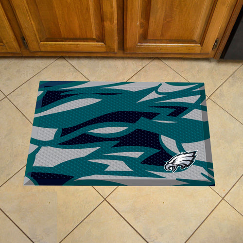 Philadelphia Eagles Scraper Logo Doormat - 19