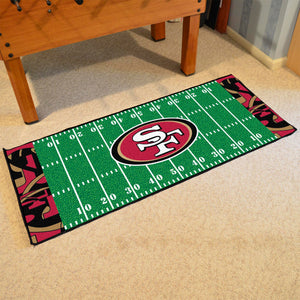San Francisco 49ers X-Fit Football Field Runner 30"x72"
