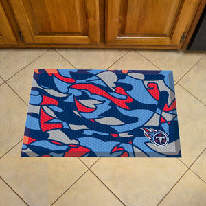 Tennessee Titans Scraper Logo Doormat - 19"x30"