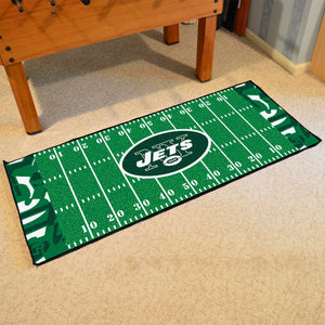 27 New York Jets Retro Logo Roundel Round Mat - Floor Rug - Area Rug