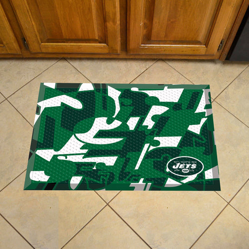 New York Jets Scraper Logo Doormat - 19