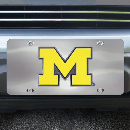 Michigan Wolverines Diecast License Plate