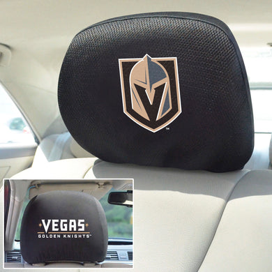 Vegas Golden Knights Set of 2 Headrest Covers