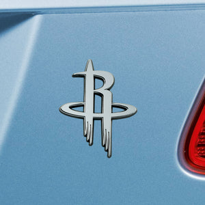Houston Rockets Chrome Auto Emblem