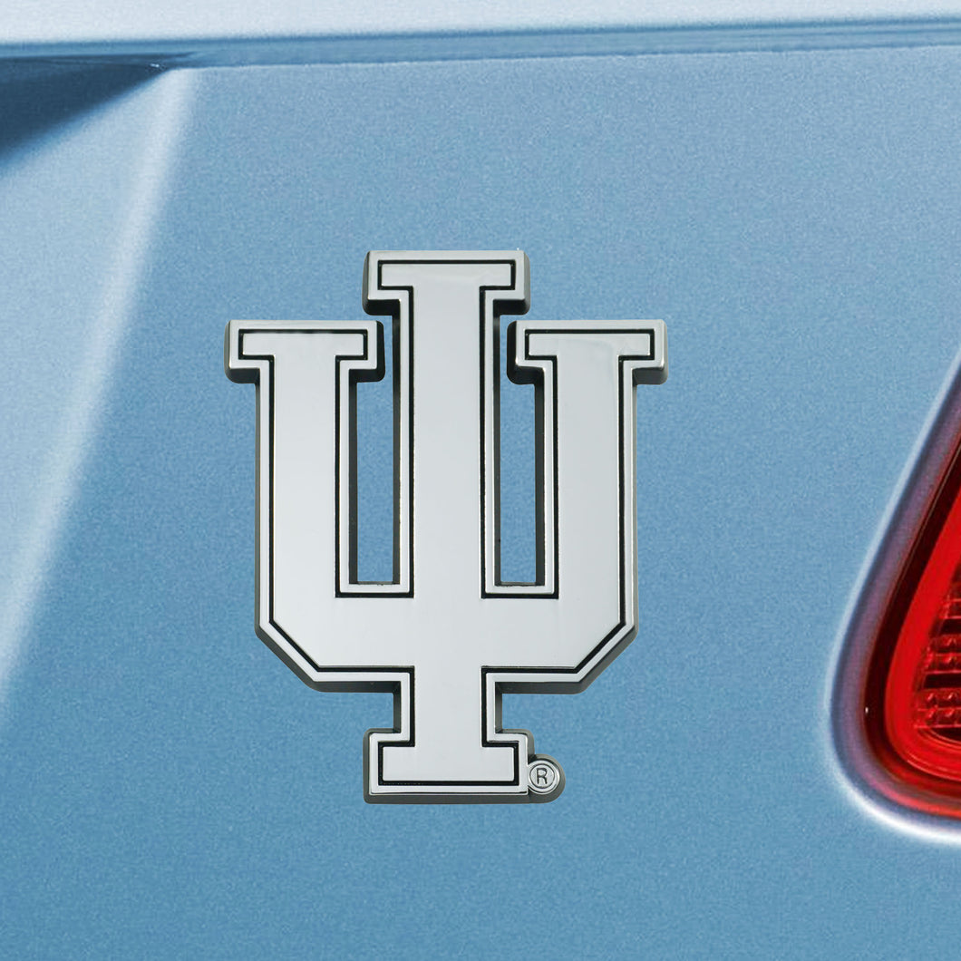 Indiana Hoosiers Chrome Auto Emblem