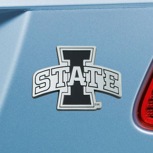 Iowa State Cyclones Chrome Auto Emblem