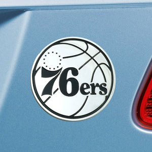Philadelphia 76ers Chrome Auto Emblem