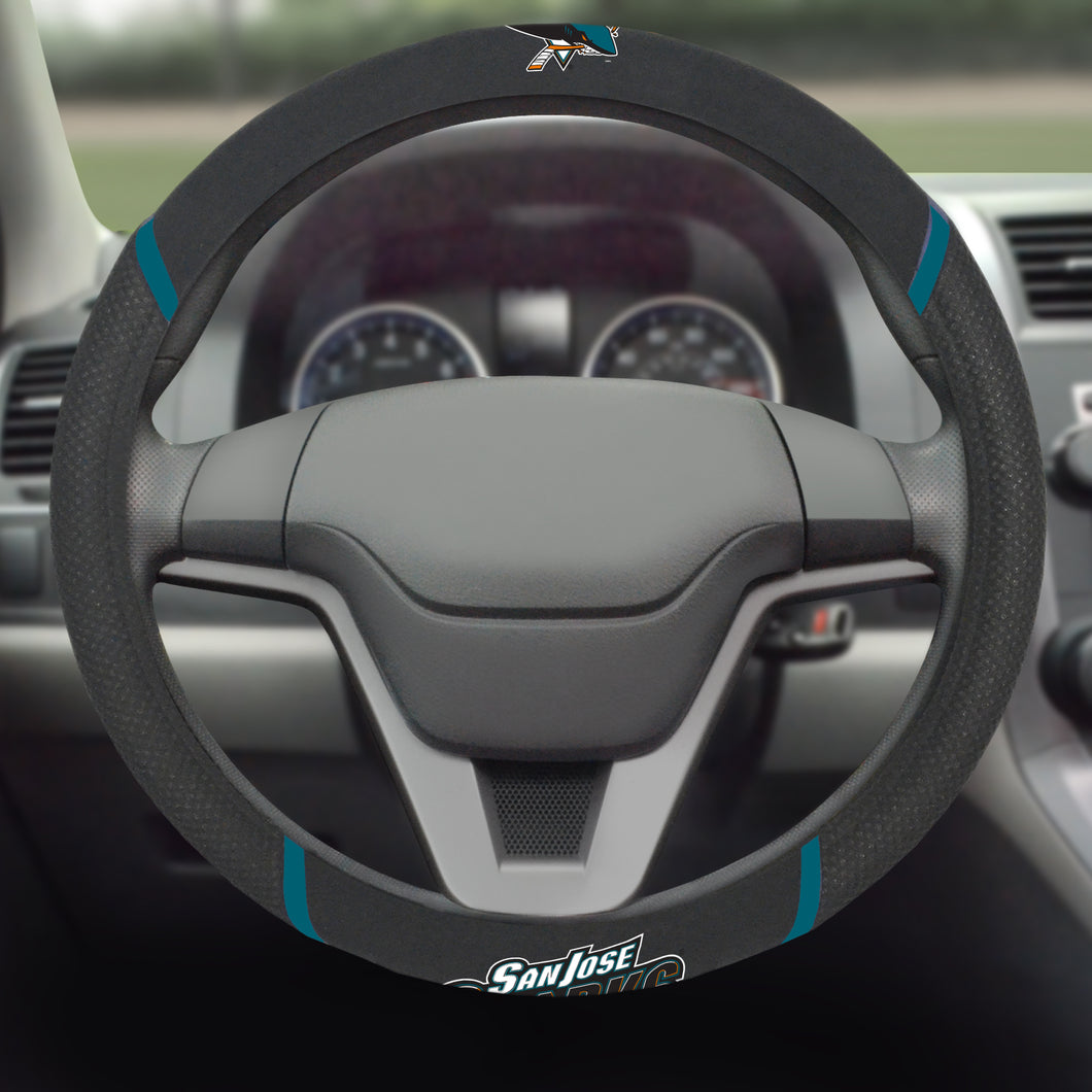 San Jose Sharks Steering Wheel Cover