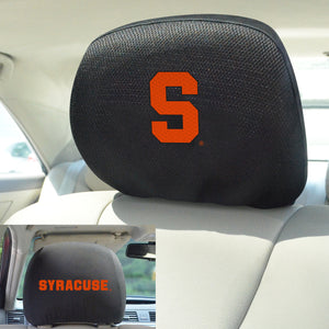 Syracuse Orange Set of 2 Headrest Covers