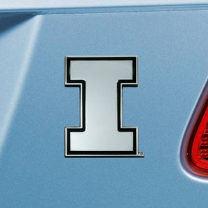 Illinois Fighting illini Chrome Auto Emblem