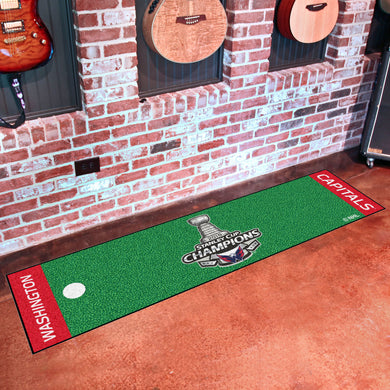 Washington Capitals 2018 Stanley Cup Champs Putting Green Mat - 18