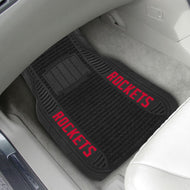 Houston Rockets 2-piece Deluxe Car Mat Set 21"x27"